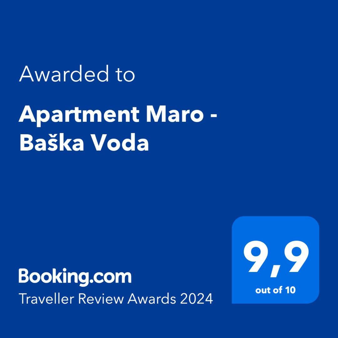 Apartment Maro - Baška Voda Kültér fotó